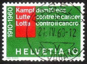 1960, Switzerland 10c, Used, Sc 378