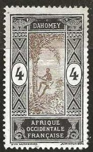 Dahomey 44a mint, no gum, chalky paper,  1913. (D273)