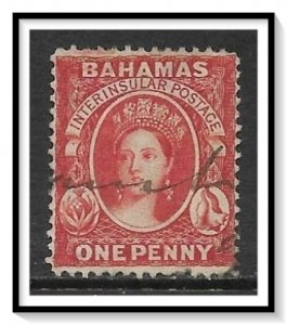 Bahamas #16, SG 33x Queen Victoria Used