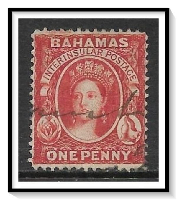 Bahamas #16, SG 33x Queen Victoria Used