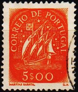 Portugal. 1943 5e S.G.954 Fine Used