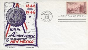 1946 FDC, #944, 3c Kearny Expedition, CC/Staehle