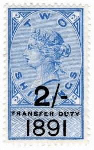 (I.B) QV Revenue : Transfer Duty 2/- (1891)