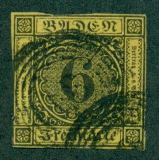 Baden #9  Used  F  Scott $24.00