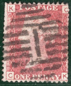 GB Ireland QV PENNY RED SG.43/44 1d Plate 79 UNUSUAL IRISH *1* Numeral YOR160