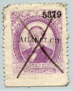 MEXICO #129 Fine Used Issue - SMALL FAULTS - BENITO JUAREZ - S7789