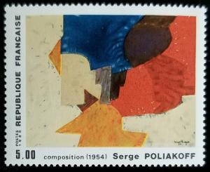 1988 France, Composition, Serge Poliakoff Scott 2133 Mint F/VF NH