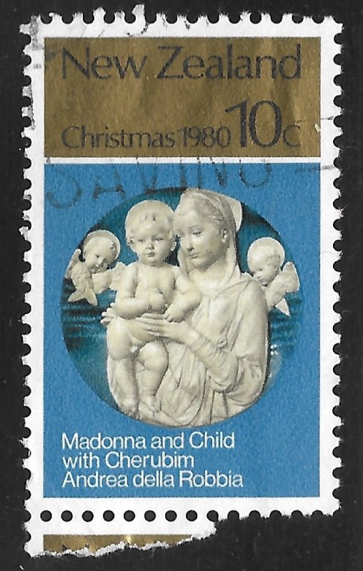 New Zealand #715 10c Christmas - Madonna & Child