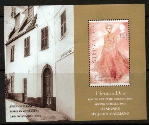 GIBRALTAR SGMS816 1996 CHRISTIAN DIOR MNH