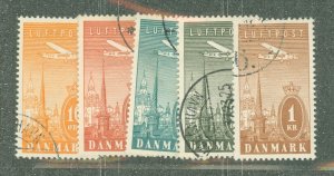 Denmark #C6-C10  Single (Complete Set)