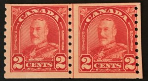 Canada,  Scott 165,  LHR, Line Pair