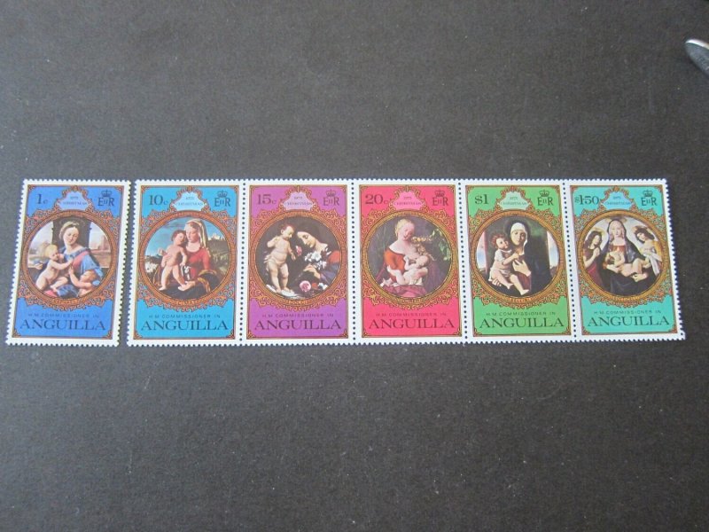 Anguilla 1975 Sc 228b Christmas Religion set MNH