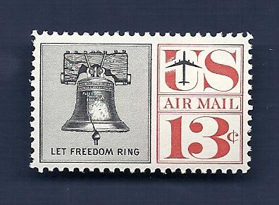 C62 13c Liberty Bell  VF/MNH/OG 