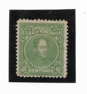 VENEZUELA 1915 SIMON BOLIVAR MILITARY HISTORY SCOTT 264 MI 100 MINT HINGED