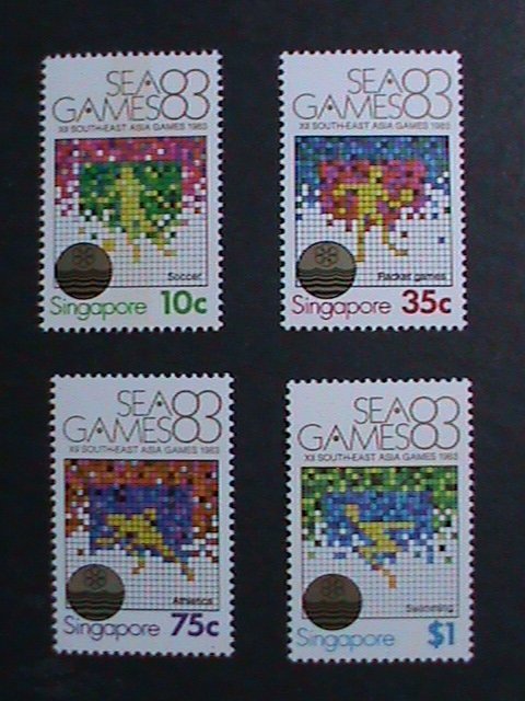 ​SINGAPORE 1983-SC# 415-9 SOUTH EAST ASIAN GAMES MINT SET VERY FINE