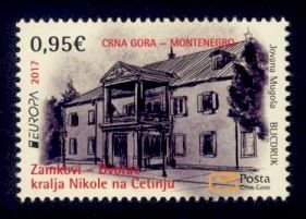 Montenegro Sc# 415 MNH Europa 2017 / Castle