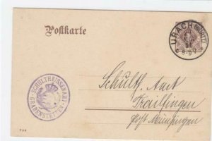 Germany Wurttemburg Urach 1911 postal stationary stamps card R21239