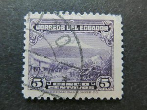 1934-45 A4P45F21 Ecuador 5c Used-