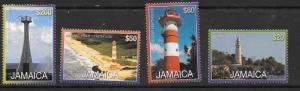 JAMAICA SG1169/72 2011 LIGHTHOUSES MNH