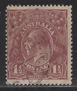 Australia Scott # 24a, used