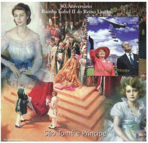 St Thomas - Queen Elizabeth II Souvenir Sheet STP1206-9