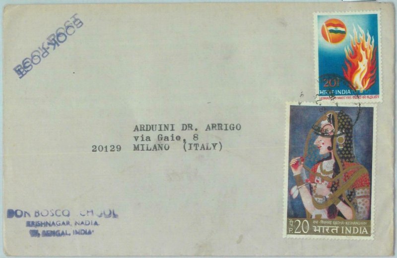 86304 - INDIA -  POSTAL HISTORY - Airmail  COVER to ITALY - 1975 