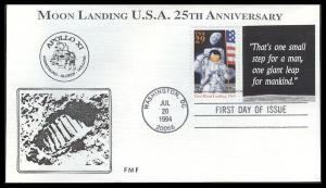#2841 First Moon Landing FMF FDC