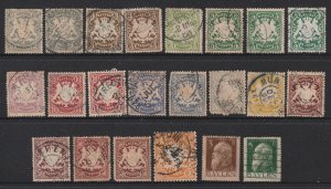 Bavaria a small lot of used unsorted old ones