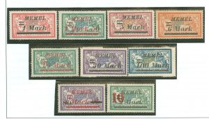 Memel #69/99 Unused Single