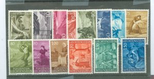 Liechtenstein #336-49  Single (Complete Set)