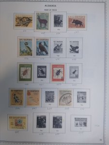 collection on pages Albania 1945-65 GX: CV $198