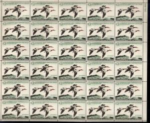 RW32 Sheet of 30. 1965 29 stamps NH. Difficult to obtain. Catalog $3000+