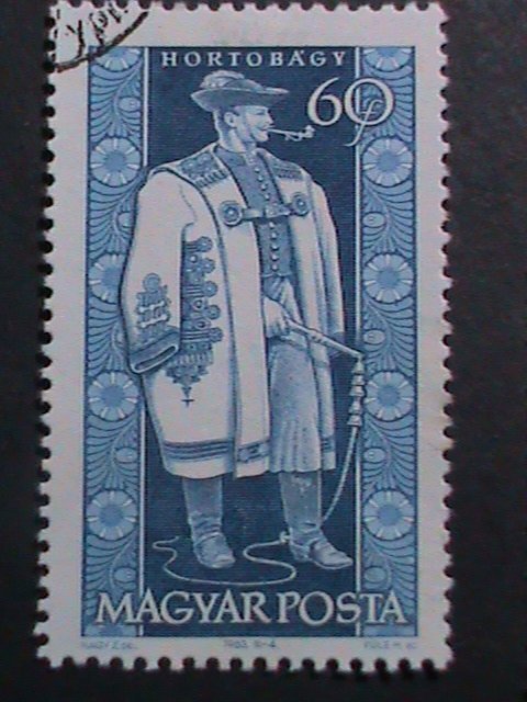 HUNGARY-1966-SC#1539//43 PROVINCIAL COSTUMES-POPULAR ART EXHIBITION-VERY FINE