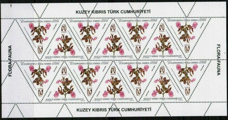 UNMOUNTED MINT 2013 FLORA FAUNA SET SHEETS TURKISH CYPRUS