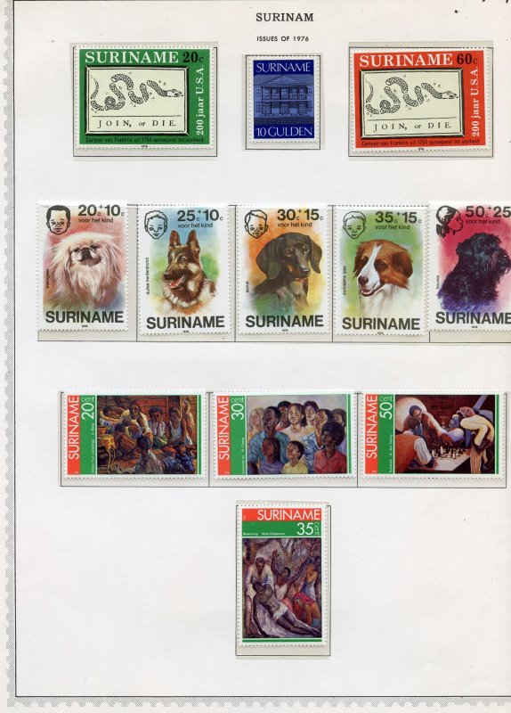 Very Nice Suriname, 20+ pages Lot 4