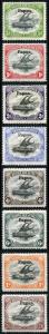 Papua SG19/26 set of 8 opt Papua M/Mint