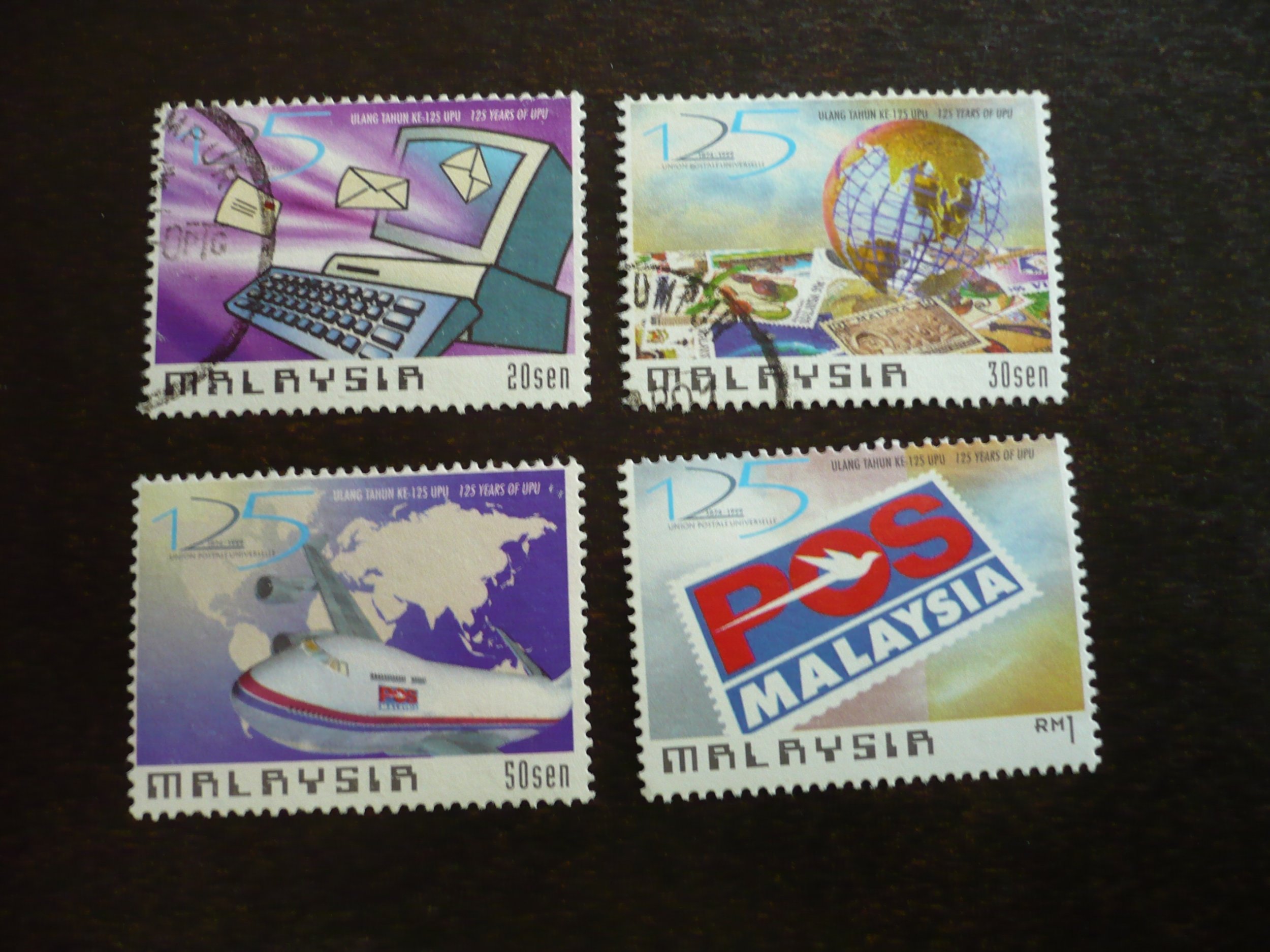 Stamps Malaysia Scott 753756 Mint Hinged & Used Set of 4 Stamps