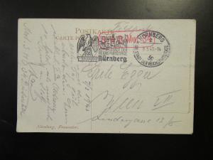 Germany 1940 Fieldpost Postcard w/ Nurnberg Slogan Cancel - Z6532