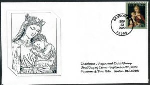 5721 - FDC - 60c Christmas Virgin & Child - Wally Jr Version #1