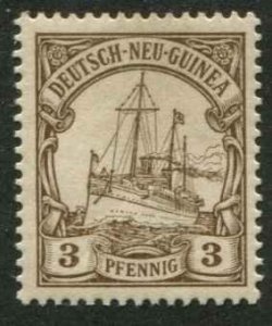 German New Guinea SC# 7 Kaiser's Yacht 3pf MH