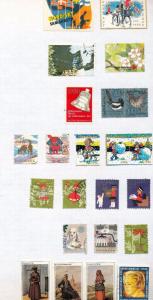 S.Africa Usa Germany Denmark Christmas Cinderella Labels Appx 200 (job 701)