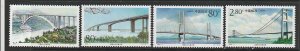 2000 China, PR - Sc 3013-16 - MNH VF - 4 singles - Yangtze River Bridges