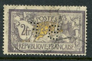 France #126 BF Perfin  - Make Me A Reasonable Offer