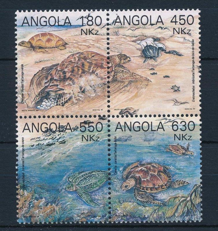 [31427] Angola 1993 Marine Life Turtles MNH