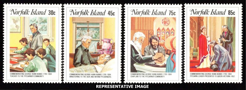 Norfolk Islands Scott 352-355 Mint never hinged.