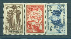 Martinique sc# 180-185 (1) mh cat value $11.20