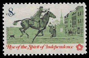 U.S. #1478 MNH; 8c American Bicentennial - Postrider (1973)