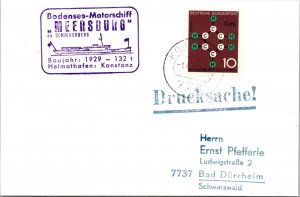 Germany 1981 FDC - Meersburg - Lake Constance Motor Ship - F67774