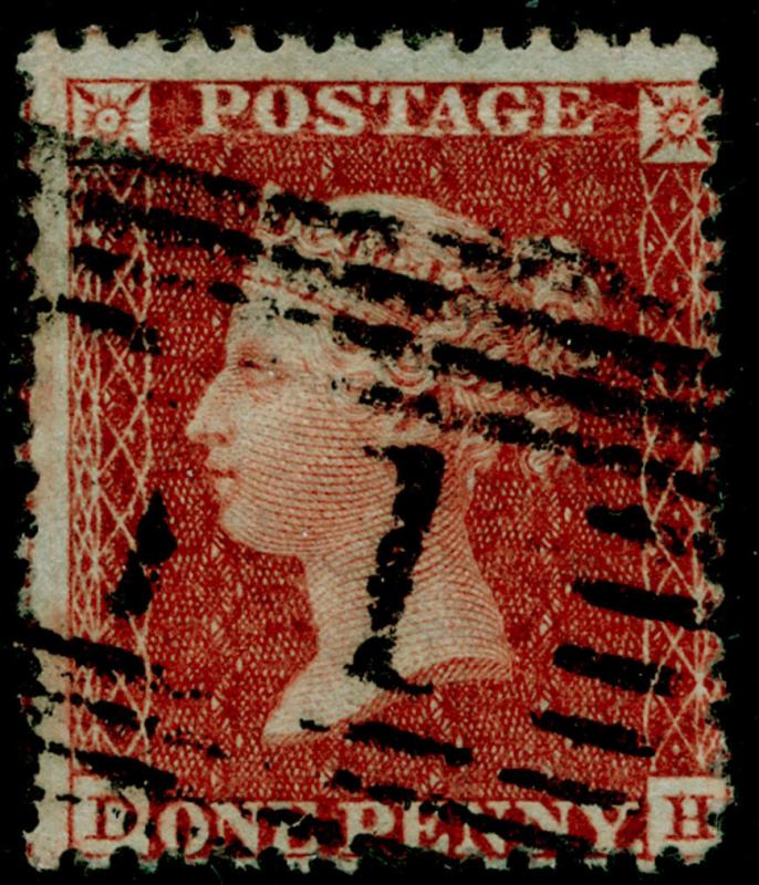 SG SPEC C6, 1d red-brown PLATE 11, USED. Cat £30. DH