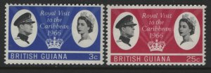 BRITISH  GUIANA   299-300  MNH  SET